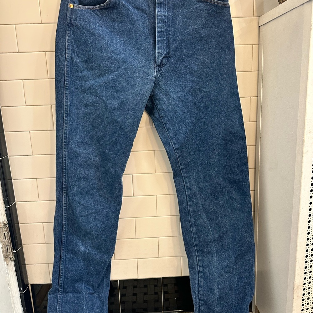 Classic  Wrangler straight cut Blue Denim Jeans